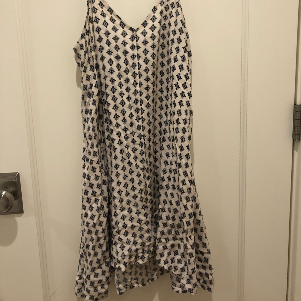 slightly high low summer dress